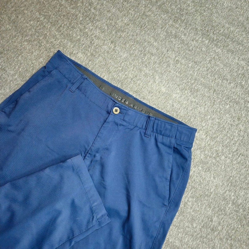 Under Armour Golf Pants Mens 36/32 Blue Performance Tapered Style 1309545